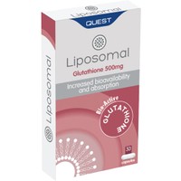 Quest LiposomaI Glutathione 500mg 30caps - Συμπλήρωμα Διατροφής Γλουταθειόνης Λιποσωμικής Μορφής Αυξημένης Απορρόφησης & Βιοδιαθεσιμότητας για με Ισχυρές Αντιοξειδωτικές & Αποτοξινωτικές Ιδιότητες