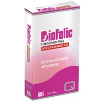 Quest Biofolic L-Methyl Folate 400μg 60tabs - Συμπλήρωμα Διατροφής με Φολικό Οξύ Απαραίτητο Πριν τη Σύλληψη & Κατά την Εγκυμοσύνη για την Ανάπτυξη των Μητρικών Ιστών
