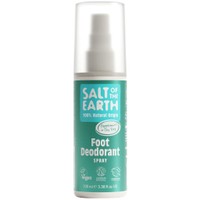 Salt of the Earth Peppermint & Tea Tree Foot Deodorant Spray 100ml - Αποσμητικό Σπρέι Ποδιών με Άρωμα Μέντα Τεϊόδεντρο