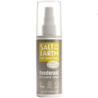 Salt of the Earth Deodorant Spray 100ml - Amber & Sandalwood - Αποσμητικό Σπρέι Φυσικής Προέλευσης με Άρωμα Κεχριμπάρι & Σανδαλόξυλο