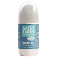 Salt of the Earth Natural Refillable Roll-On Deodorant 75ml - Ocean & Coconut - Αποσμητικό Roll-On Φυσικής Προέλευσης με Άρωμα Ωκεανού & Καρύδας