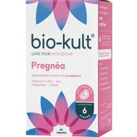 Protexin Bio-Kult Pregnea 60caps - Συμπλήρωμα Διατροφής Προβιοτικών, Βιταμινών & Μετάλλων με Φολικό Οξύ για Ενίσχυση του Γαστροπεπτικού Συστήματος Γυναικών Πριν & Κατά την Εγκυμοσύνη