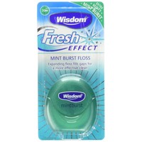 Wisdom Fresh Effect Mint Brust Expanding Floss 30m - Οδοντικό Νήμα με Γεύση Μέντας για Έκρηξη Φρεσκάδας