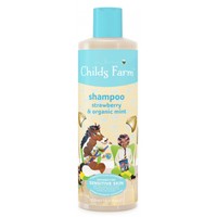 Childs Farm Shampoo with Strawberry & Mint Κωδ. CF500, 500ml - Ενυδατικό Σαμπουάν που Ξεμπερδεύει Εύκολα τα Παιδικά Μαλλάκια με Υπέροχο Άρωμα Φράουλας & Μέντας