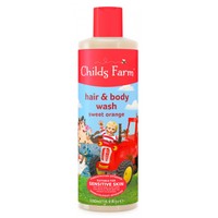 Childs Farm Hair & Body Wash with Sweet Orange Κωδ CF510, 500ml - Σαμπουάν, Αφρόλουτρο για Βρέφη & Παιδιά με Γλυκό Άρωμα Πορτοκάλι
