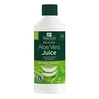 Optima Aloe Vera Juice Maximum Strength 100% Φυσικός Χυμός Αλόης 1L - Συμβάλλει στην Καλή Λειτουργία του Γαστρεντερικού Συστήματος & Ανακουφίζει Από Φούσκωμα & Μετεωρισμό