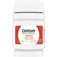 Centrum Energy Daily Multivitamin 30tabs - Συμπλήρωμα Διατροφής με Βιταμίνες, Μέταλλα, Ginseng & Ginkgo Biloba για Ενέργεια & Ενίσχυση της Πνευματικής Απόδοσης