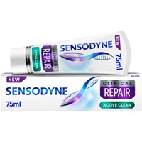 Sensodyne Clinical Repair Active Clean 75ml - Οδοντόκρεμα για Αναδόμηση των Ευαίσθητων δοντιών