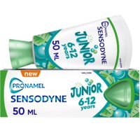 Sensodyne Junior Pronamel 6-12y Toothpaste 50ml - Παιδική Οδοντόκρεμα για Ευαίσθητα Δόντια με 24ώρη Προστασία από την Τερηδόνα & Γεύση Μέντας