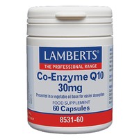 Lamberts Co-Enzyme Q10 30mg, 60caps - Συμπλήρωμα Διατροφής για την Ενίσχυση Παραγωγής Ενέργειας σε Κυτταρικό Επίπεδο με Αντιοξειδωτικές Ιδιότητες