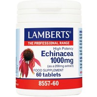 Lamberts Echinacea 1000mg, 60tabs - Συμπλήρωμα Διατροφής με Εκχυλίσματος Εχινάκειας για Ενίσχυση του Ανοσοποιητικού Συστήματος