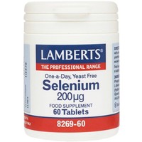Lamberts Selenium 200μg, 60tabs - Συμπλήρωμα Διατροφής με Σελήνιο για την Ενίσχυση της Ανδρικής Γονιμότητας & τη Φυσιολογική Λειτουργία του Οργανισμού