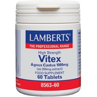 Lamberts Vitex Agnus-Castus 1000mg, 60tabs - Συμπλήρωμα Διατροφής Εκχυλίσματος Λυγαριάς με Αντιοξειδωτικές Ιδιότητες Κατά του Προεμμηνορρυσιακού Συνδρόμου