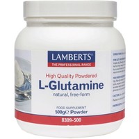 Lamberts L-Glutamine Free Form Powder 500gr - Συμπλήρωμα Διατροφής σε Μορφή Σκόνης για την Καλή Λειτουργία του Εντέρου & την Αποκατάσταση των Μυών μετά την Άσκηση