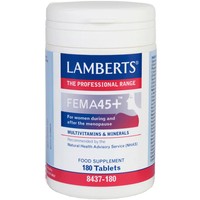 Lamberts Fema 45+, 180tabs - Συμπλήρωμα Διατροφής Πολυβιταμινών για τις Γυναίκες που Εισέρχονται ή Βρίσκονται σε Περίοδο Εμμηνόπαυσης