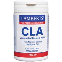 Lamberts CLA 1000mg, 90caps - Συμπλήρωμα Διατροφής Συζευγμένου Λινολεϊκού Οξέος Φυτικής Προέλευσης για τη Διατήρηση της Ισορροπίας Μεταξύ του Μυϊκού & Λιπώδους Ιστού & Έλεγχο Βάρους