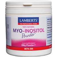 Lamberts Myo-Inositol Powder 200g - Συμπλήρωμα Διατροφής Μυοϊνοσιτόλης σε Μορφή Σκόνης για την Αντιμετώπιση Ορμονικών Διαταραχών στις Γυναίκες & Ρύθμιση του Εμμηνορροϊκού Κύκλου
