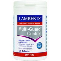 Lamberts Multi-Guard Control 120tabs - Συμπλήρωμα Διατροφής Πολυβιταμινών με Εκχύλισμα Κανέλας για τον Έλεγχο των Μεταβολικών Ρυθμών Παραγωγής Ενέργειας Μετά τα Γεύματα & Ρύθμιση των Επιπέδων Γλυκόζης στο Αίμα