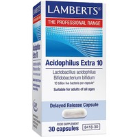 Lamberts Acidophilus Extra 10, 30caps - Συμπλήρωμα Διατροφής με Προβιοτικά για τη Σωστή Λειτουργία του Γαστρεντερικού Συστήματος
