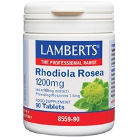 Lamberts Rhodiola Rosea 1200mg, 90tabs - Συμπλήρωμα Διατροφής με Εκχύλισμα Ρίζας Ροντιόλας για την Αντιμετώπιση του Στρες της Κόπωσης & του Αισθήματος Αδυναμίας με Ήπιες Αντικαταθλιπτικές Ιδιότητες