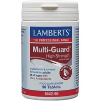Lamberts Multi-Guard High Strenght 90tabs - Συμπλήρωμα Διατροφής Φόρμουλας Πολυβιταμινών & Μετάλλων με Φυτικά Αντιοξειδωτικά για Ενέργεια & Ενδυνάμωση