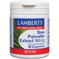Lamberts Saw Palmetto Extract 160mg, 60caps - Συμπλήρωμα Διατροφής με Εκχύλισμα του Φυτού Saw Palmetto που Συμβάλλει στην Καλή Υγεία του Προστάτη