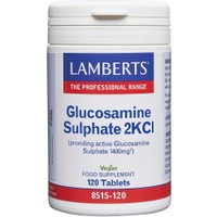 Lamberts Glucosamine Sulphate 2KCI 120tabs - Συμπλήρωμα Διατροφής Γλυκοζαμίνης Υψηλής Απορροφησιμότητας για την Καλή Υγεία των Χόνδρων των Αρθρώσεων