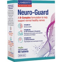 Lamberts Neuro-Guard 60tabs - Συμπλήρωμα Διατροφής Συμπλέγματος Βιταμινών Β Υψηλής Συγκέντρωσης για τη Φυσιολογική Λειτουργία του Νευρικού Συστήματος