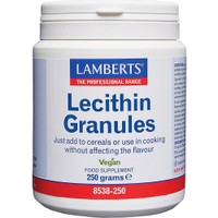 Lamberts Lecithin Granules 250gr - Συμπλήρωμα Διατροφής Λεκιθίνης σε Κόκκους για Μεταβολισμό του Λίπους Έλεγχο του Βάρους & της Χοληστερίνης