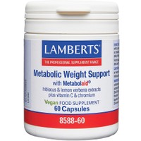 Lamperts Metabolic Weight Support 60caps - Συμπλήρωμα Διατροφής Εκχυλίσματος Βοτάνων με Βιταμίνη C & Χρώμιο για Ενίσχυση του Μεταβολισμού, Έλεγχο της Όρεξης μέσω της Αύξησης του GLP-1 & Αποτελεσματική Διαχείριση Βάρους