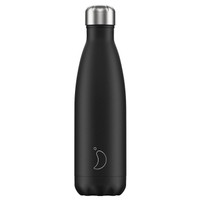 Chilly's Bottle Monochrome Edition Black 500ml - Ανοξείδωτο Θερμός σε Μαύρο Ματ Χρώμα