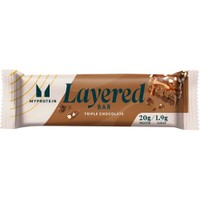 My Protein Layered Bar 60g 1 Τεμάχιο - Triple Chocolate - Μπάρα Υψηλής Περιεκτικότητας σε Πρωτεΐνη Πολλαπλών Στρώσεων για Υποστήριξη της Ανάπτυξης & της Διατήρησης της Μυϊκής Μάζας με Γεύση 3 Ειδών Σοκολάτας