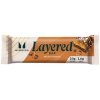 My Protein Layered Bar 60g 1 Τεμάχιο - Peanut Pretzel - Μπάρα Υψηλής Περιεκτικότητας σε Πρωτεΐνη Πολλαπλών Στρώσεων για Υποστήριξη της Ανάπτυξης & της Διατήρησης της Μυϊκής Μάζας με Γεύση Σοκολάτα, Φιστίκι & Κομμάτια Πρέτσελ