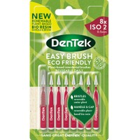 Dentek Easy Brush Interdental Brushes Size/ISO 2 (0,5mm) 8 Τεμάχια - Μεσοδόντια Βουρτσάκια Μεσαίου Μεγέθους