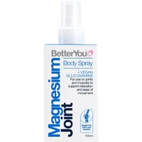 BetterYou Magnesium Joint Body Spray 100ml - Διαδερμικό Μαγνήσιο & Γλυκοζαμίνη σε Μορφή Spary Υψηλής Ποιότητας για Ανακούφιση από τον Πόνο των Μυών & των Αρθρώσεων, Ευκαμψία & Μείωση Μυϊκής Κράμπας