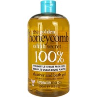 Treaclemoon The Golden Honeycomb Secret Bath & Shower Gel 500ml - Αναζωογονητικό & Ενυδατικό Αφρόλουτρο Σώματος με Άρωμα Μέλι