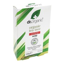 Dr Organic Tea Tree Soap 100gr - Σαπούνι με Βιολογικό Τεϊόδεντρο