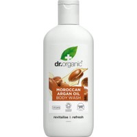 Dr Organic Moroccan Argan Oil Body Wash 250ml - Αφρόλουτρο που Χαρίζει Αναζωογόνηση & Ανανέωση με Βιολογικό Έλαιο Αργκάν