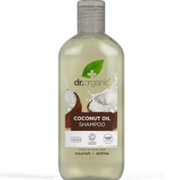 Dr Organic Coconut Oil Shampoo 265ml - Σαμπουάν με Βιολογικό Έλαιο Καρύδας που Ενυδατώνει & Αναζωογονεί τα Σγουρά & Πυκνά Μαλλιά