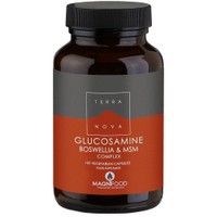 Terranova Glucosamine, Boswellia & MSM Complex - 100 Veg.Caps - Συμπλήρωμα Διατροφής Γλυκοζαμίνης, MSM & Εκχυλίσματος του Βοτάνου Boswellia για την Καλή Λειτουργία των Αρθρώσεων & του Χόνδρου