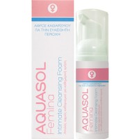 Galenica Aquasol Femina Intimate Cleansing Foam 40ml - Απαλός Αφρός Καθαρισμού για την Καθημερινή Υγιεινή της Ευαίσθητης Περιοχής