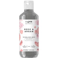 I love... Rose & Argan Body Wash 500ml - Ενυδατικό Αφρόλουτρο με Άρωμα Τριαντάφυλλο