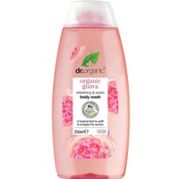 Dr Organic Guava Refreshing & Exotic Body Wash 250ml  - Αναζωογονητικό Αφρόλουτρο με Τροπικό Άρωμα 