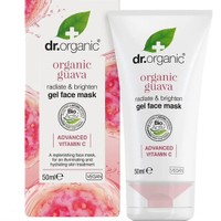 Dr Organic Guava Radiate & Brighten Gel Face Mask 50ml - Ενυδατική Μάσκα Λάμψης Προσώπου με Βιταμίνη C