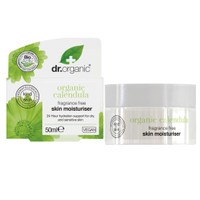 Dr Organic Calendula Fragrance Free Skin Moisturiser Cream 50ml - Ενυδατική Κρέμα Προσώπου με Καλέντουλα Ιδανικό για τα πιο Ευαίσθητα Δέρματα