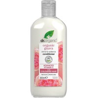 Dr Organic Guava Shine & Radiance Conditioner 265ml - Μαλακτική Κρέμα για Λάμψη & Θρέψη στα Βαμμένα Μαλλιά