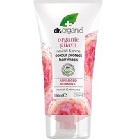 Dr Organic Guava Nourish & Shine Colour Protect Hair Mask 150ml - Μάσκα Προστασίας για Λάμψη & Απαλότητα στα Βαμμένα Μαλλιά 