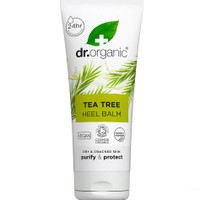 Dr Organic Tea Tree Heel Balm Dry & Cracked Skin Purify & Protect 100ml - Θρεπτικό & Ενυδατικό Βάλσαμο Σχεδιασμένο για Ξηρές & Σκασμένες Φτέρνες Εμπλουτισμένο με Βιολογικό Τεϊόδεντρο και Ηλιανθέλαιο