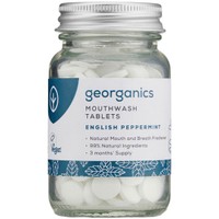 Georganics English Peppermint Mouthwash 180Tabs - Στοματικό Διάλυμα σε Δισκία με Γεύση Μέντα