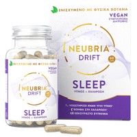 Neubria Drift Sleep 60caps - Συμπλήρωμα Διατροφής για Άτομα που Επιθυμούν Υγιή, μη Διακοπτόμενο Ύπνο και Περισσότερη Χαλάρωση